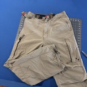 VTG Ambercrombie & Fitch Cargo Pants Mens M 32x30 Chino Brown Paratrooper Y2K